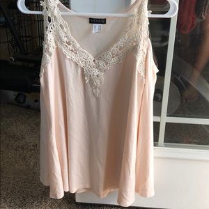 Venus size small Cream bell-sleeve top